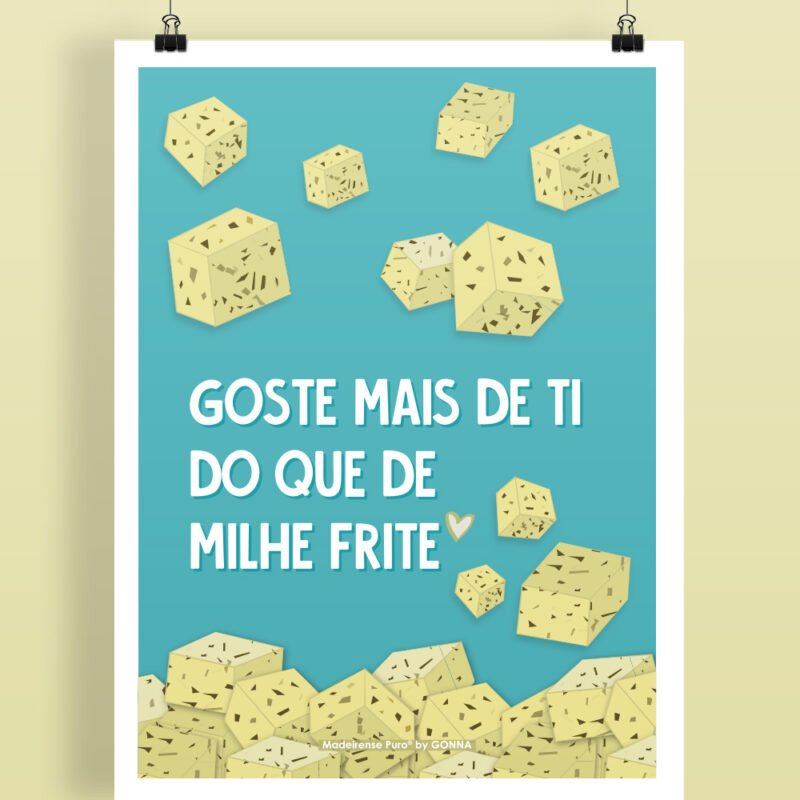 poster "Milhe frite!"