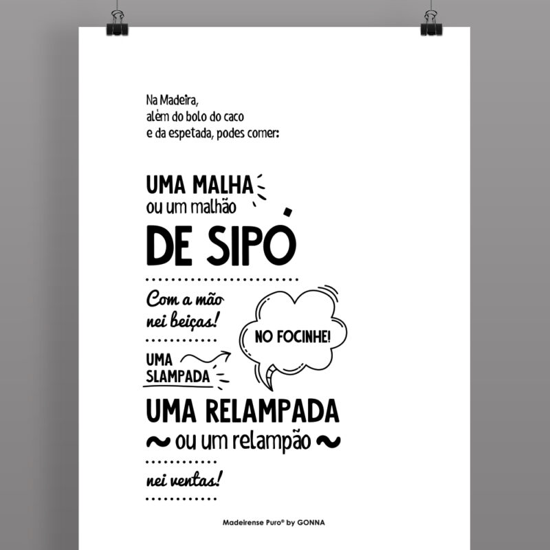poster "Qués comer?"